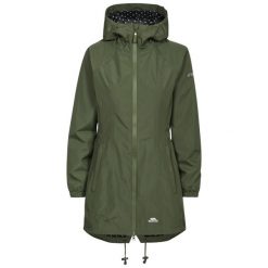 Trespass Daytrip – damska parka wodoodporna TP50 Moss. Zielone parki damskie Trespass, xs, bez wzorów, z materiału. Za 324.99 zł.
