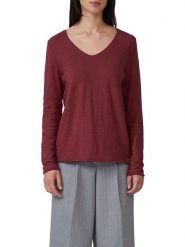 S.Oliver Koszulka w kolorze bordowym rozmiar: 38. Czerwone bluzki damskie S.Oliver, s, bez wzorów, z bawełny, bez kołnierzyka. Za 52.99 zł.