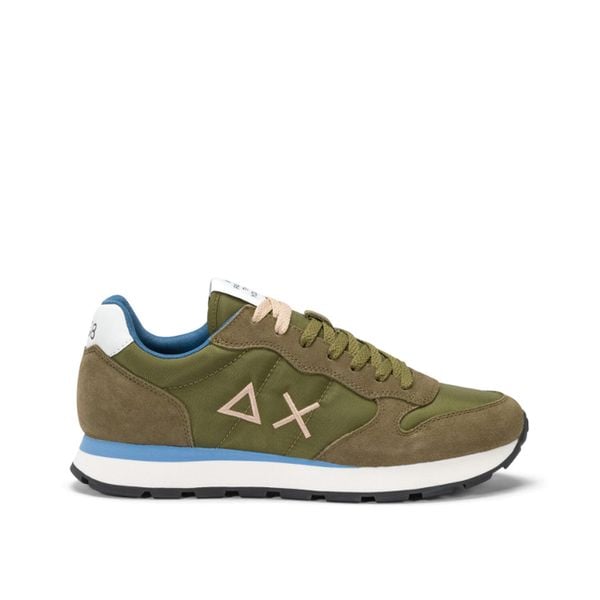 Buty SUN68 TOM SOLID Zielony. Zielone buty trekkingowe męskie SUN68, z tkaniny, bez zapięcia, trekkingowe. Za 352.99 zł.