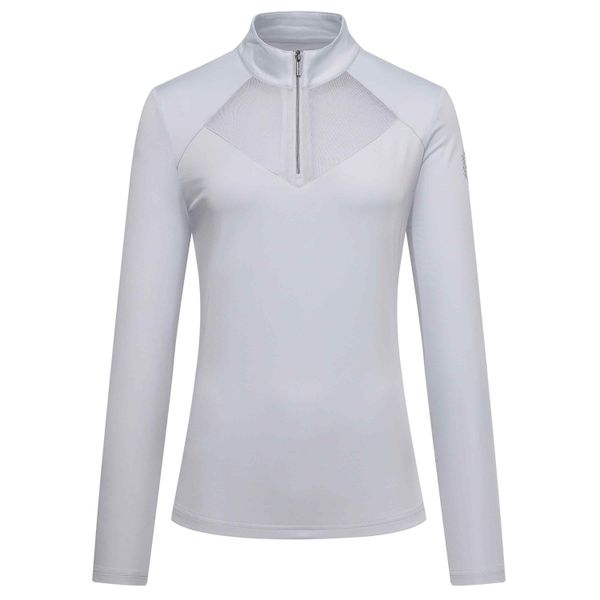Damska techniczna koszulka jeździecka z długim rękawem Imperial Riding Gaby. Szare t-shirty damskie IMPERIAL RIDING, l, bez wzorów, bez kołnierzyka. Za 228.50 zł.