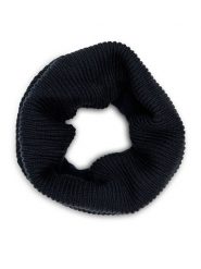 Buff Komin Knitted & Fleece 126472.779.10.00 Granatowy. Niebieskie szaliki i kominy damskie Buff, na zimę, bez wzorów, z materiału. Za 199.99 zł.