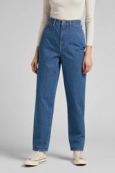 LEE STELLA TAPERED DAMSKIE SPODNIE JEANSOWE STONEWASH AVA L31JOMTU 112143808. Spodnie materiałowe damskie Lee, bez wzorów, z jeansu. Za 189.99 zł.