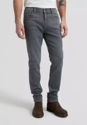 MESKIE SPODNIE LEE LUKE DARK FLAME 112378728. Spodnie materiałowe męskie Lee, bez wzorów, z jeansu. Za 219.99 zł.