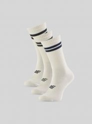 4F Skarpetki długie (3-pack) męskie - multikolor 39-42. Skarpetki męskie 4f, bez wzorów, prążkowane. Za 69.99 zł.