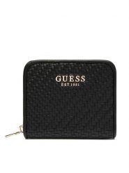 Guess Portfel SWWG96 31137 Czarny. Czarne portfele damskie Guess, z aplikacjami, ze skóry. Za 189.99 zł.