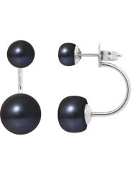 Pearline Srebrne kolczyki-wkrętki z perłami rozmiar: onesize. Niebieskie kolczyki damskie Pearline, z perłą, srebrne. Za 173.99 zł.