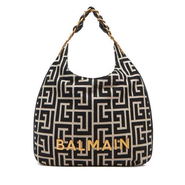 Torebka Balmain. Czarne torebki klasyczne damskie Balmain, bez wzorów, bez dodatków. Za 9,019.00 zł.