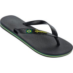 Japonki plażowe damskie Ipanema Classic Brasil II FEM. Czarne klapki damskie Ipanema, bez wzorów, bez obcasa. Za 63.39 zł.