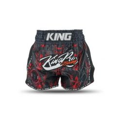 Szorty do boksu tajskiego King Pro Boxing Devil 4. Czarne szorty damskie KING PRO BOXING, bez wzorów, sportowe. Za 335.50 zł.