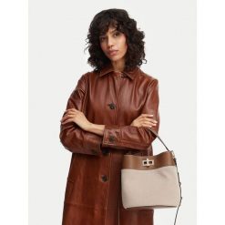 Torebka Furla. Brązowe torebki klasyczne damskie Furla, bez wzorów, bez dodatków. Za 1,529.00 zł.