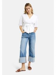 Smith & Soul Bluzka w kolorze białym rozmiar: L. Białe bluzki damskie Smith & Soul, l, bez wzorów, bez kołnierzyka, bez ramiączek. Za 173.99 zł.