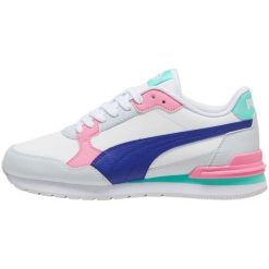 Buty Puma St Runner v4 L 399068 06 białe. Białe buty sportowe na co dzień damskie bez wzorów, ze skóry. Za 372.50 zł.