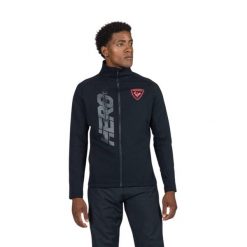 Bluza Rossignol męska New Hero Classique Clim czarna. Czarne bluzy bez kaptura męskie Rossignol, m. W wyprzedaży za 459.00 zł.