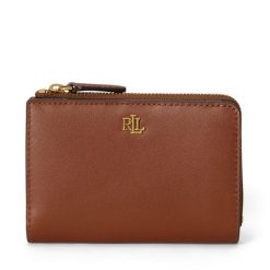 Portfel LAUREN RALPH LAUREN. Brązowe portfele damskie Lauren Ralph Lauren, bez wzorów. Za 579.99 zł.