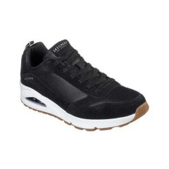 Męskie Skórzane Buty Treningowe Uno Stacre. Białe buty fitness męskie Skechers, trekkingowe. Za 289.00 zł.