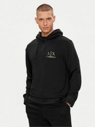 Armani Exchange Bluza 3DZMSB Z9N1Z 1200 Czarny Regular Fit. Czarne bluzy bez kaptura męskie Armani Exchange, m, z syntetyku. Za 319.99 zł.