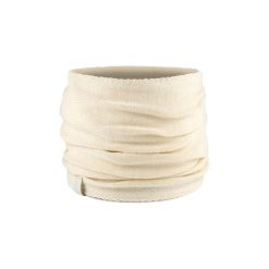 Buff komin chusta dzianina zimowy przejściowy Yulia ecru beż. Białe szaliki i kominy damskie Buff, na zimę, bez wzorów, z dzianiny. Za 138.00 zł.