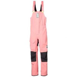Kombinezony damskie Helly Hansen Pier Bib 4.0. Niebieskie kombinezony damskie Helly Hansen, na lato, s, bez wzorów, z materiału, klasyczne, bez kołnierzyka, bez ramiączek. Za 823.50 zł.