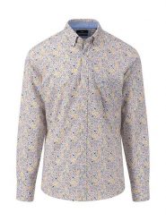 FYNCH-HATTON Koszula - Regular fit - ze wzorem rozmiar: S. Koszule męskie Fynch-Hatton, s, bez wzorów, z bawełny, bez kołnierzyka, bez ramiączek. Za 121.99 zł.