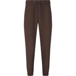 Damskie spodnie dresowe Athlecia Austberg V2. Brązowe spodnie sportowe damskie Athlecia, s, z dresówki, do biegania. Za 194.00 zł.