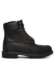 Timberland Trapery Premium 6-Inch Waterproof Winter TB1A2E2P0011 Czarny. Czarne buty zimowe męskie Timberland, z nubiku, bez zapięcia. Za 979.99 zł.