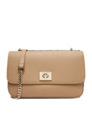 Nine West Torebka CEO-TENNESSEE-I-LDA8206 Beżowy. Brązowe torebki wieczorowe Nine West, bez wzorów, z materiału, wizytowe, bez kołnierzyka, bez ramiączek. Za 249.99 zł.