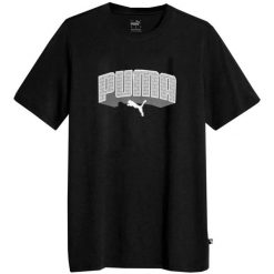 Koszulka męska Puma Graphics Hip Hop Tee. Czarne t-shirty sportowe męskie Puma, m, bez ramiączek, do piłki nożnej. Za 75.00 zł.