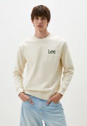 LEE MĘSKA BLUZA WOBBLY LEE SWS ECRU 112341666 L81M016990. Bluzy bez kaptura męskie Lee, l. Za 199.99 zł.
