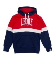Bluza z kaptur na co dzień na siłownię. Niebieskie bluzy z kapturem męskie LEONE 1947 APPAREL. Za 84.16 zł.