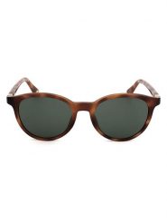 Guess Okulary przeciwsłoneczne unisex w kolorze brązowo-ciemnozielonym rozmiar: 51. Brązowe okulary przeciwsłoneczne damskie Guess. Za 222.94 zł.