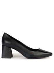 Geox Czółenka D Giselda D36VCA 000TU C9999 Czarny. Czarne czółenka damskie Geox, bez wzorów, ze skóry, bez obcasa. Za 389.99 zł.