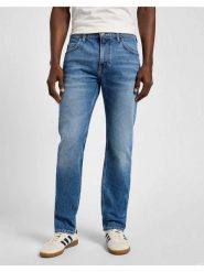 LEE MĘSKIE SPODNIE JEANSOWE RIDER GROUNDWATER 112358988 L701008583. Spodnie materiałowe męskie Lee, bez wzorów, z jeansu. W wyprzedaży za 159.99 zł.