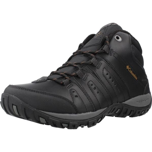 Buty COLUMBIA WOODBURN II CHUKKA WP OMN Czarny. Czarne buty trekkingowe męskie Columbia, z materiału, bez zapięcia, trekkingowe. Za 558.00 zł.