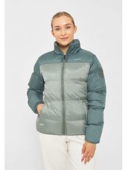 Bench Kurtka pikowana "Prarie" w kolorze jasnozielonym rozmiar: 38. Zielone kurtki damskie Bench, z aplikacjami, ze skóry, bez kaptura. Za 174.43 zł.