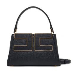 Torebka Elisabetta Franchi. Czarne torebki klasyczne damskie Elisabetta Franchi, bez wzorów, bez dodatków. Za 1,539.00 zł.