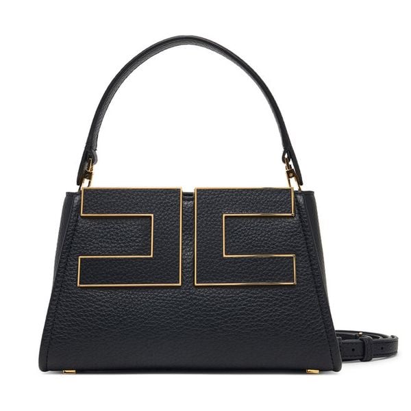 Torebka Elisabetta Franchi. Czarne torebki klasyczne damskie Elisabetta Franchi, bez wzorów, bez dodatków. Za 1,539.00 zł.