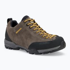 Buty turystyczne męskie SCARPA Mojito Trail GTX. Szare buty trekkingowe męskie Scarpa, z materiału, bez zapięcia, trekkingowe. Za 849.99 zł.