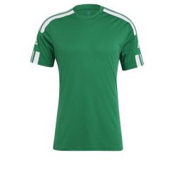 Koszulka męska adidas Squadra 21 JSY SS. Białe t-shirty sportowe męskie Adidas, m, z jersey, bez ramiączek, do piłki nożnej. Za 69.00 zł.