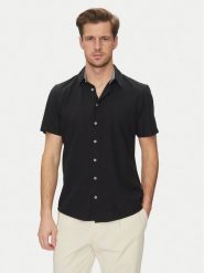 Blend Koszula 20717866 Czarny Regular Fit. Czarne koszule męskie Blend, m, bez wzorów, ze lnu, bez kołnierzyka, bez ramiączek. Za 119.99 zł.