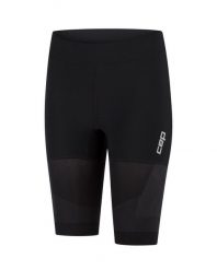 Spodenki do biegania damskie kompresyjne 3D PRO RUN CEP. Czarne szorty damskie CEP, bez wzorów, z dzianiny, biznesowe. Za 569.00 zł.