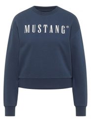 Mustang Bluza w kolorze granatowym rozmiar: S. Niebieskie bluzy bez kaptura damskie Mustang, s, z bawełny. Za 83.42 zł.