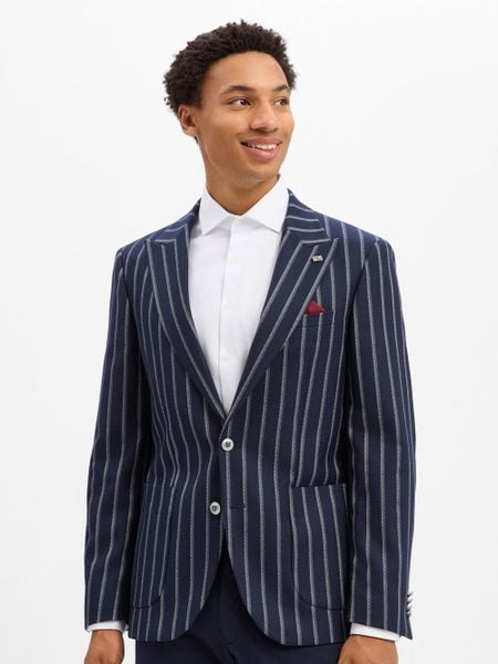 Finshley & Harding London marynarka Mężczyźni niebieski, 56. Niebieskie marynarki męskie Finshley & Harding London, bez wzorów, z syntetyku. Za 699.95 zł.