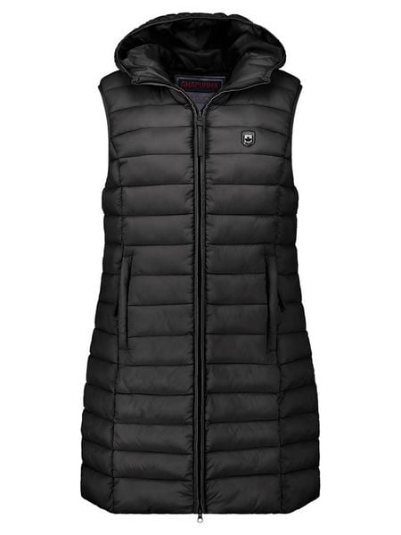 ANAPURNA Kamizelka pikowana "Vakitalana Long" w kolorze czarnym rozmiar: S. Czarne kamizelki damskie ANAPURNA, s. Za 161.73 zł.