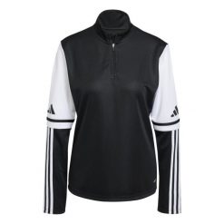 Damska bluza dresowa adidas Squadra25. Białe bluzy bez kaptura damskie Adidas, z dresówki. Za 131.99 zł.