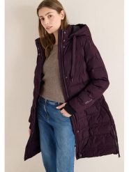 Cecil Płaszcz pikowany w kolorze fioletowym rozmiar: XS. Różowe płaszcze damskie Cecil, xs, bez wzorów. Za 409.97 zł.
