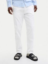 Jack & Jones Spodnie materiałowe Kane 12274977 Biały Relaxed Fit. Białe spodnie materiałowe męskie Jack & Jones, bez wzorów, z bawełny. Za 129.99 zł.