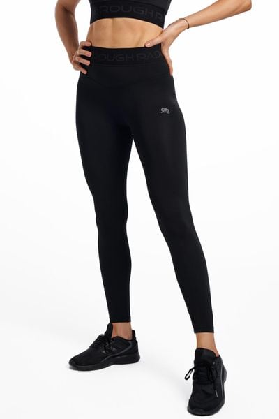 Legginsy fitness damskie Rough Radical Chic. Czarne legginsy damskie ROUGH RADICAL, m, bez wzorów, z dzianiny, na fitness i siłownię. Za 119.92 zł.
