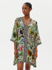 LOLA CASADEMUNT Sukienka letnia LS2516038 Kolorowy Relaxed Fit. Sukienki damskie lola casademunt, na lato, s, bez wzorów, z wiskozy, bez kołnierzyka, bez ramiączek. Za 289.99 zł.