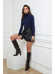 Joséfine Golf "Empoli" w kolorze granatowym rozmiar: M. Niebieskie golfy damskie Joséfine, m, bez wzorów, z kaszmiru, bez ramiączek. Za 135.81 zł.