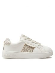 MICHAEL KORS KIDS Sneakersy MK100910 Biały. Białe buty sportowe dziewczęce MICHAEL KORS KIDS, bez wzorów, ze skóry, bez zapięcia. Za 229.99 zł.